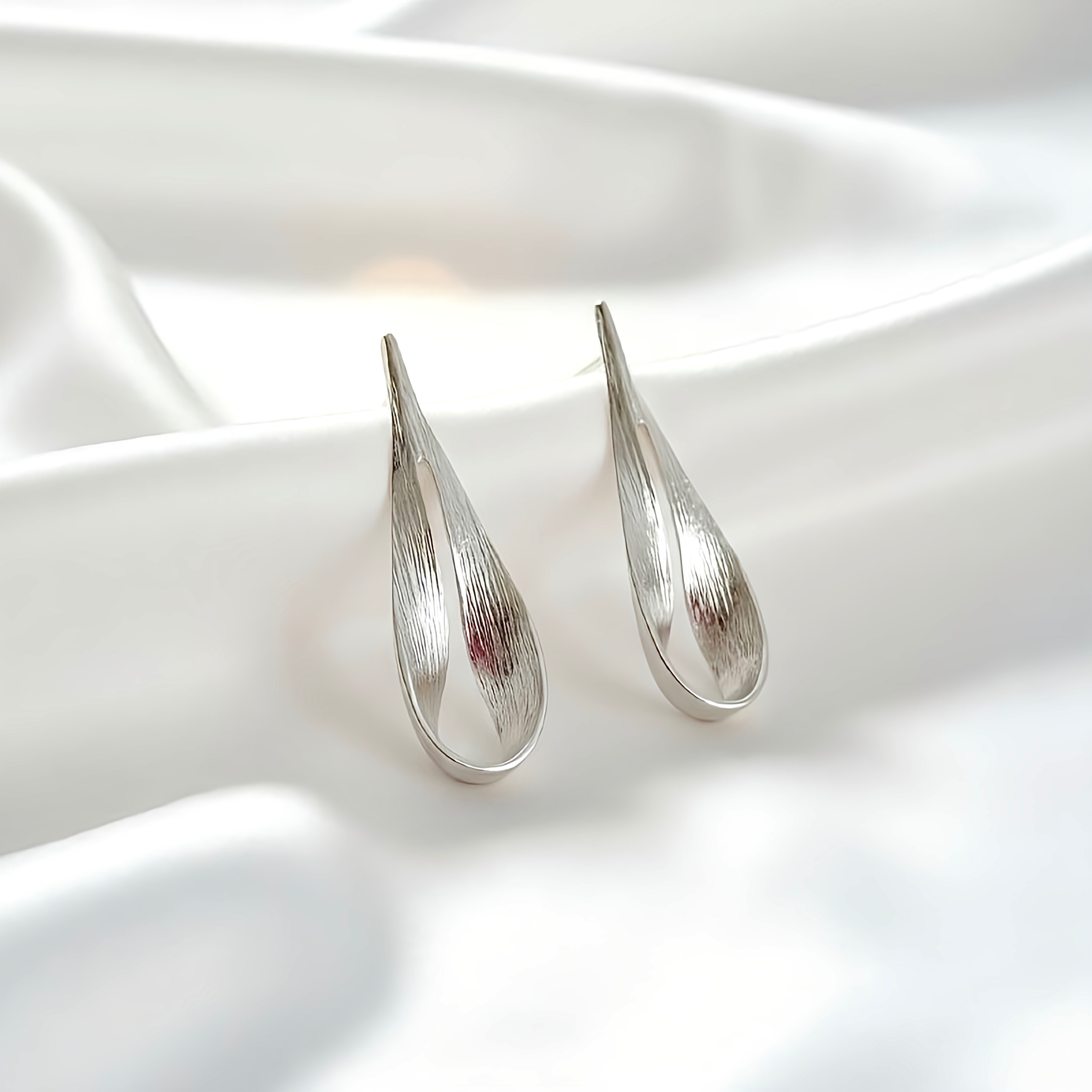 گوشواره روکش نقره اشکینه