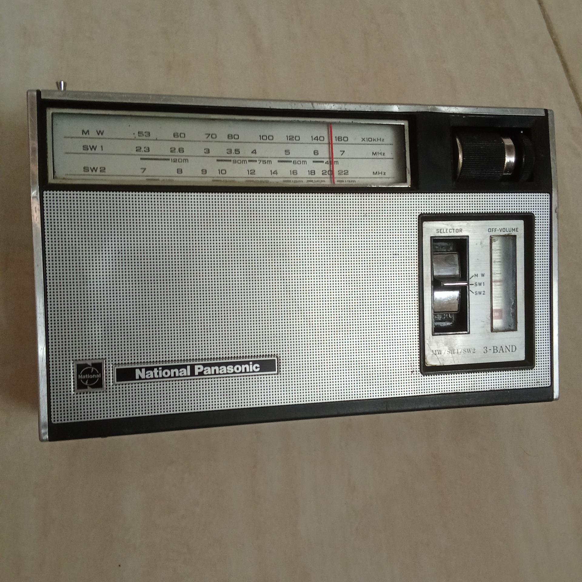 رادیو National Panasonicسه موج اصل ژاپن
