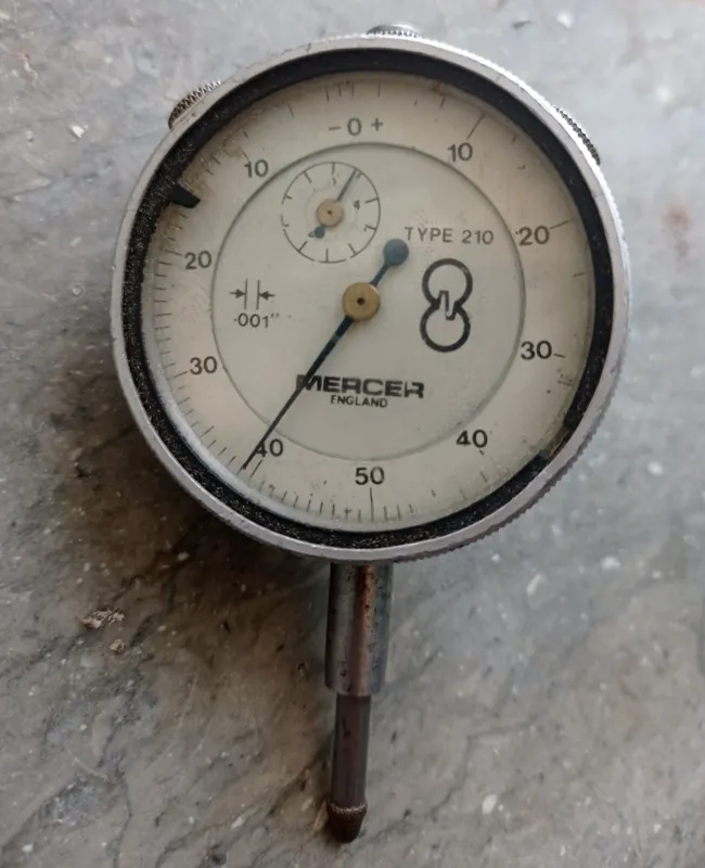 ساعت اندیکاتور انگلیسی Mercer (نیاز به تعمیر)