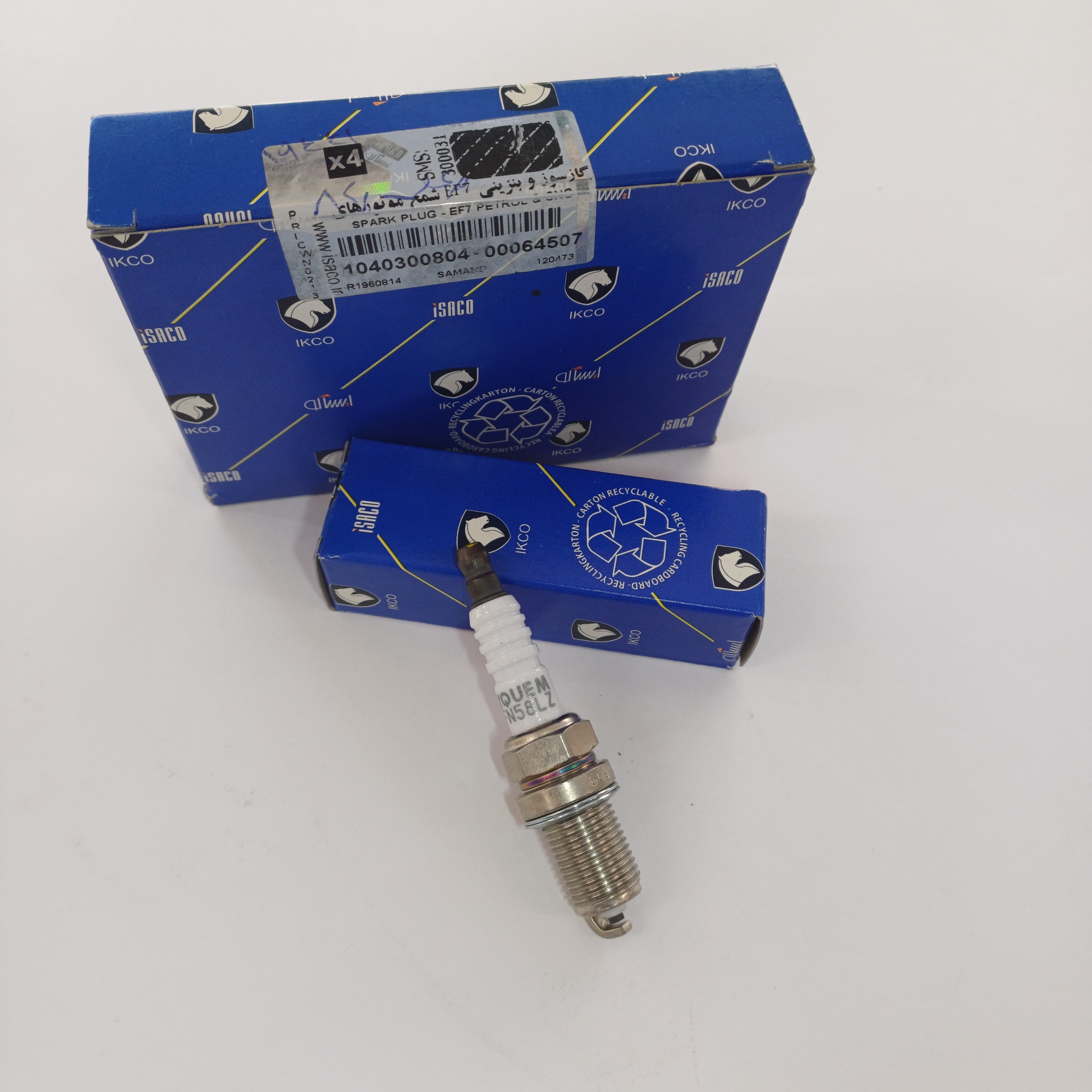 شمع EF7 بنزینی و گازسوز اکیوم ایساکو