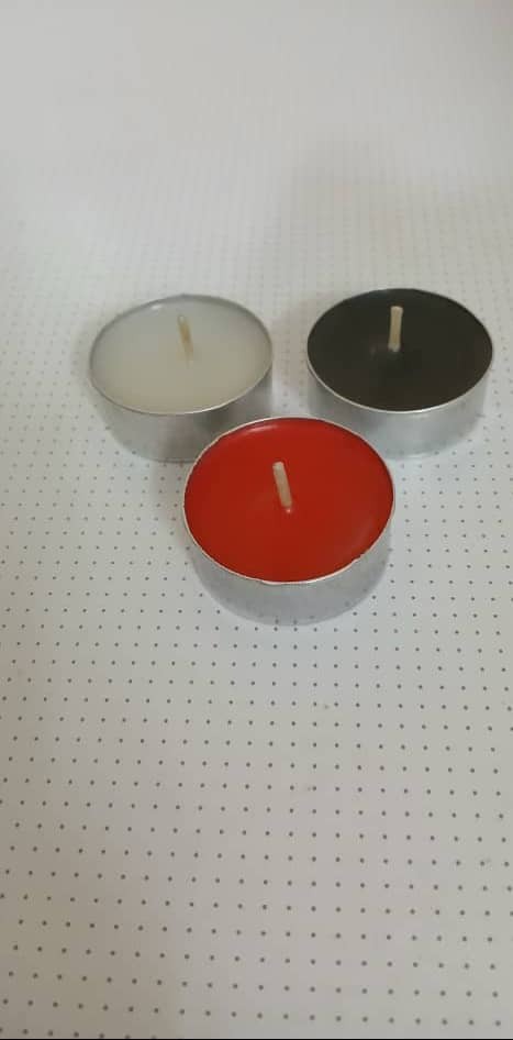 شمع وارمر ساده و رنگی، بسته ده عددی