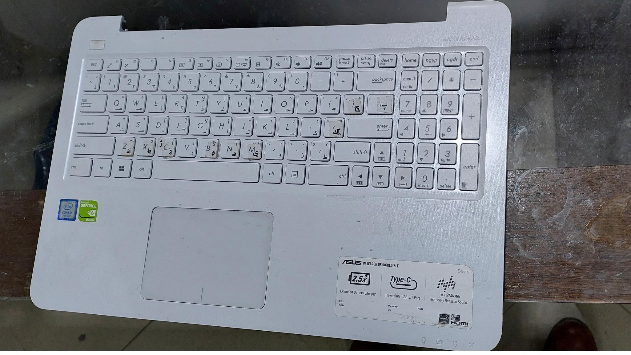 قاب C (کیبرد) لپ تاپ X556/K556U