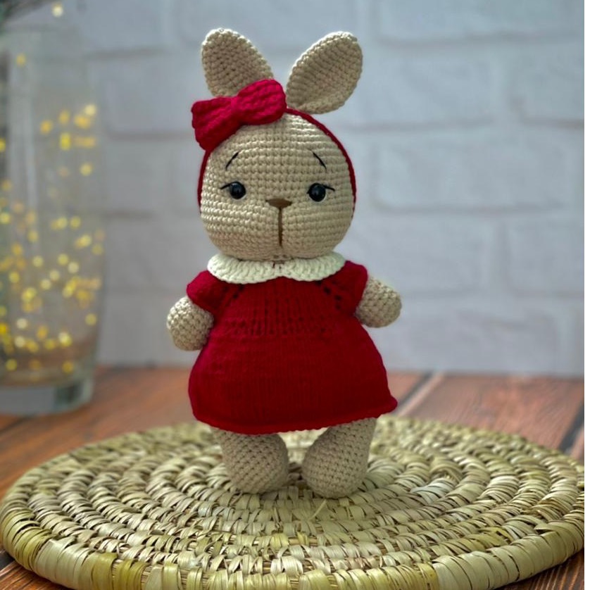 عروسک بافتنی خرگوش