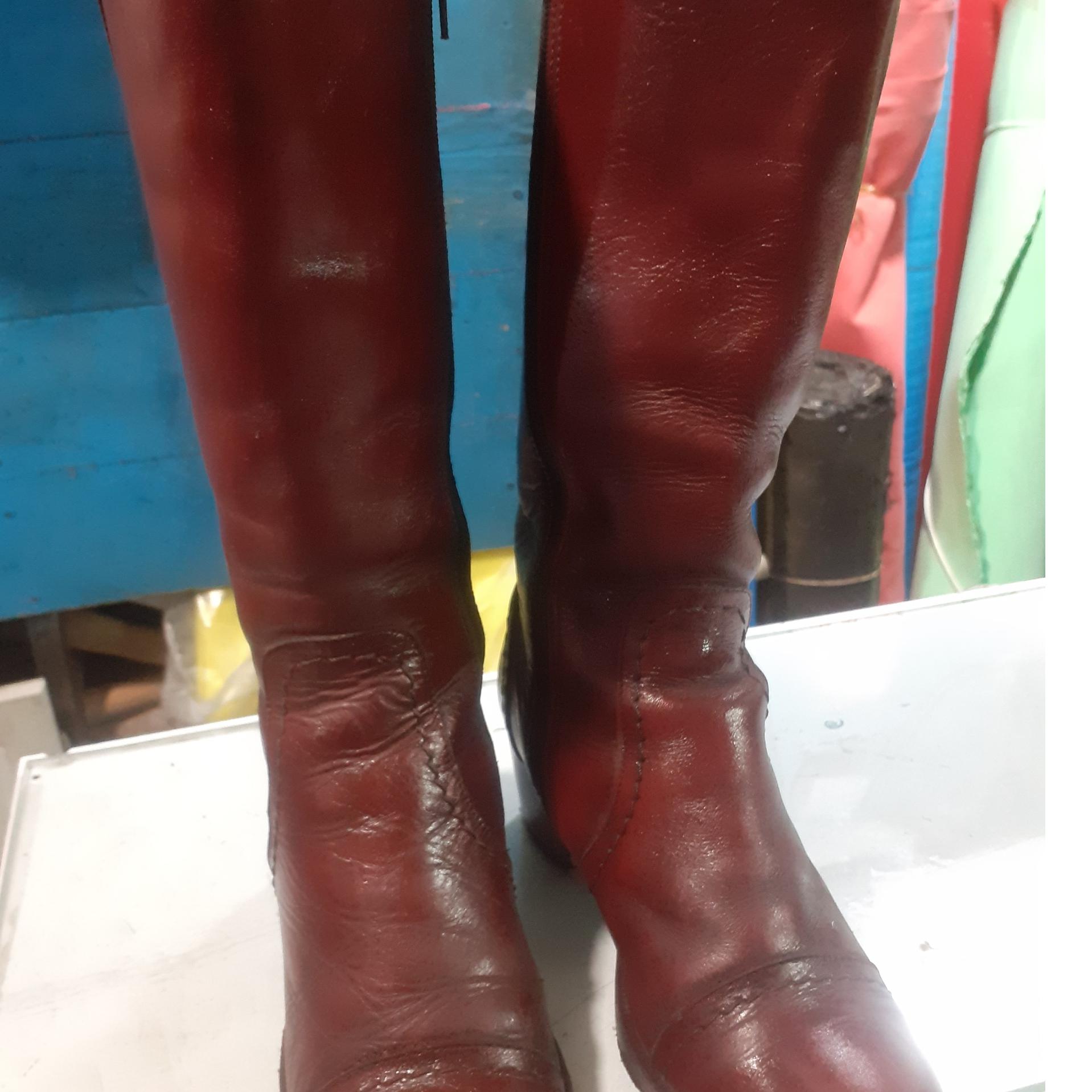 بوت زنانه چرمی