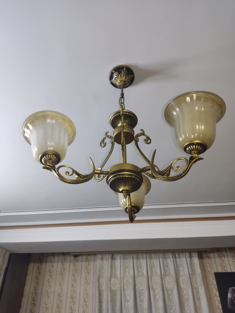 لوستر برنز 3شاخه