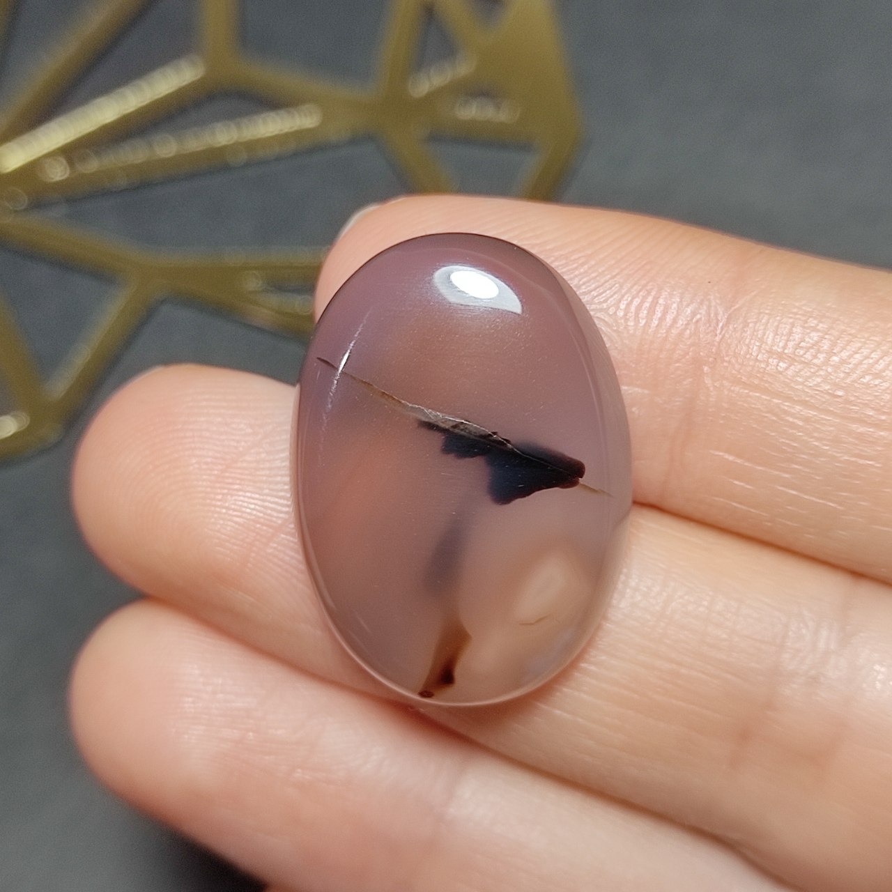 نگین سنگ طبیعی عقیق معدنی خراسانی کد10209