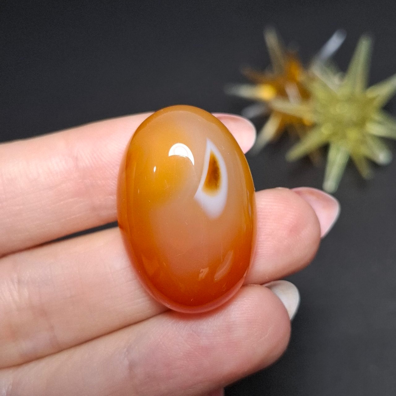 نگین درشت سنگ عقیق معدنی خراسانی کد10256