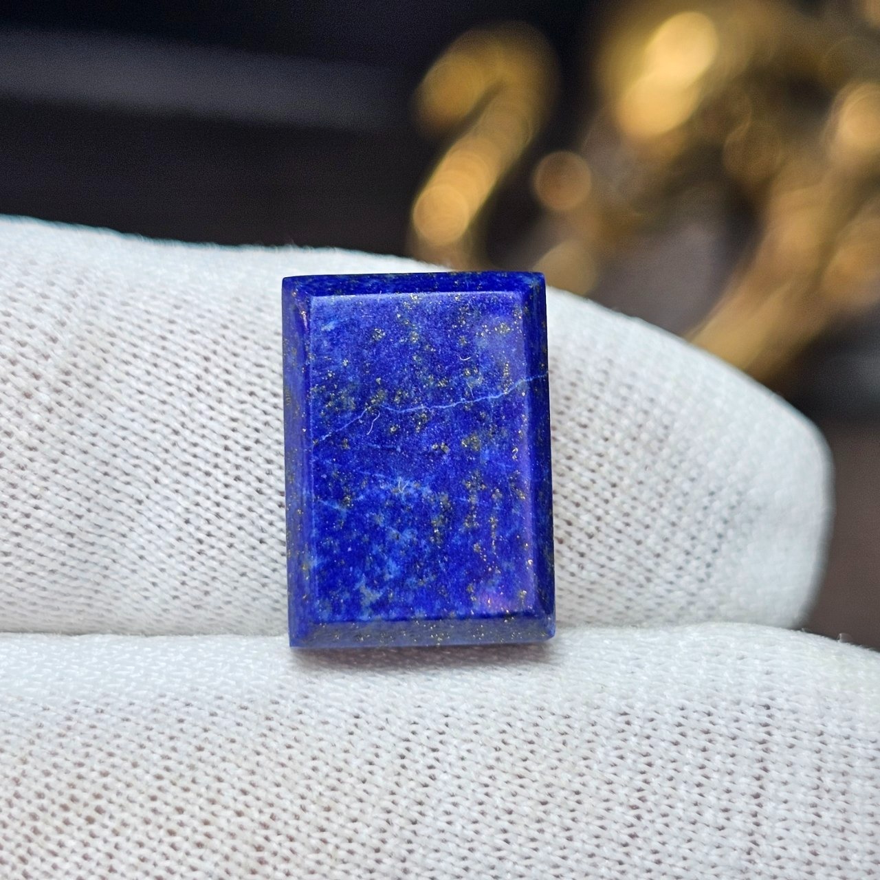 نگین سنگ لاجورد خوش رنگ معدنی کد 36261