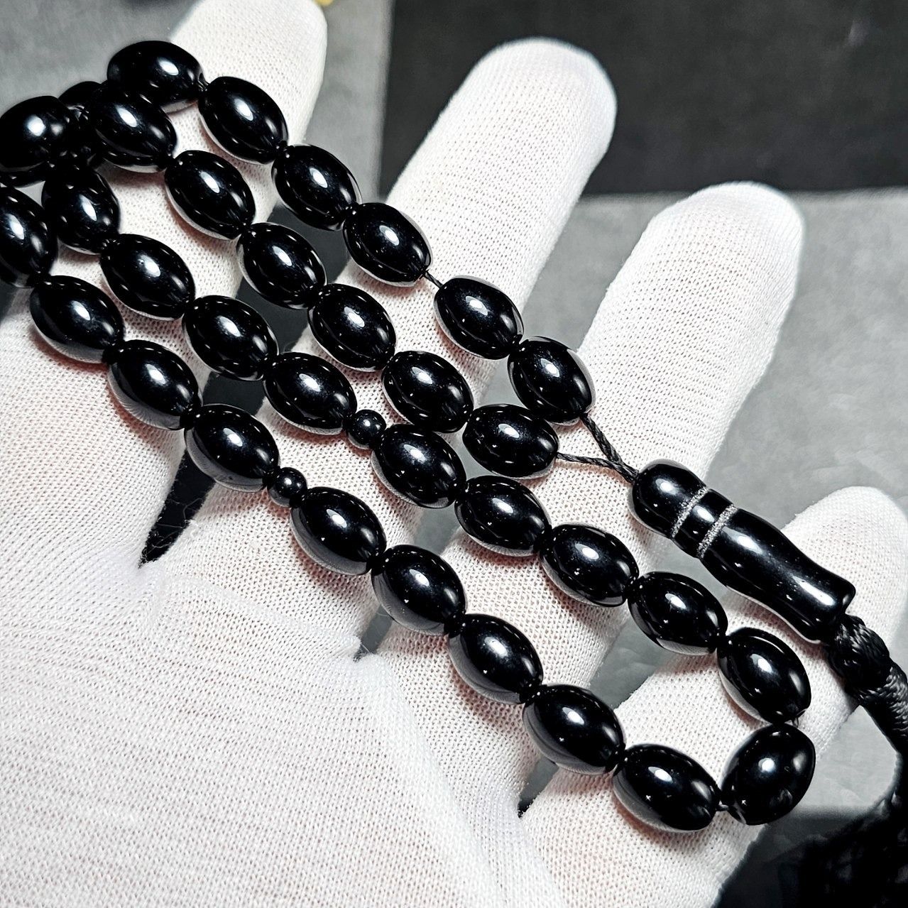 تسبیح 33 دانه اونیکس معدنی کد 36344