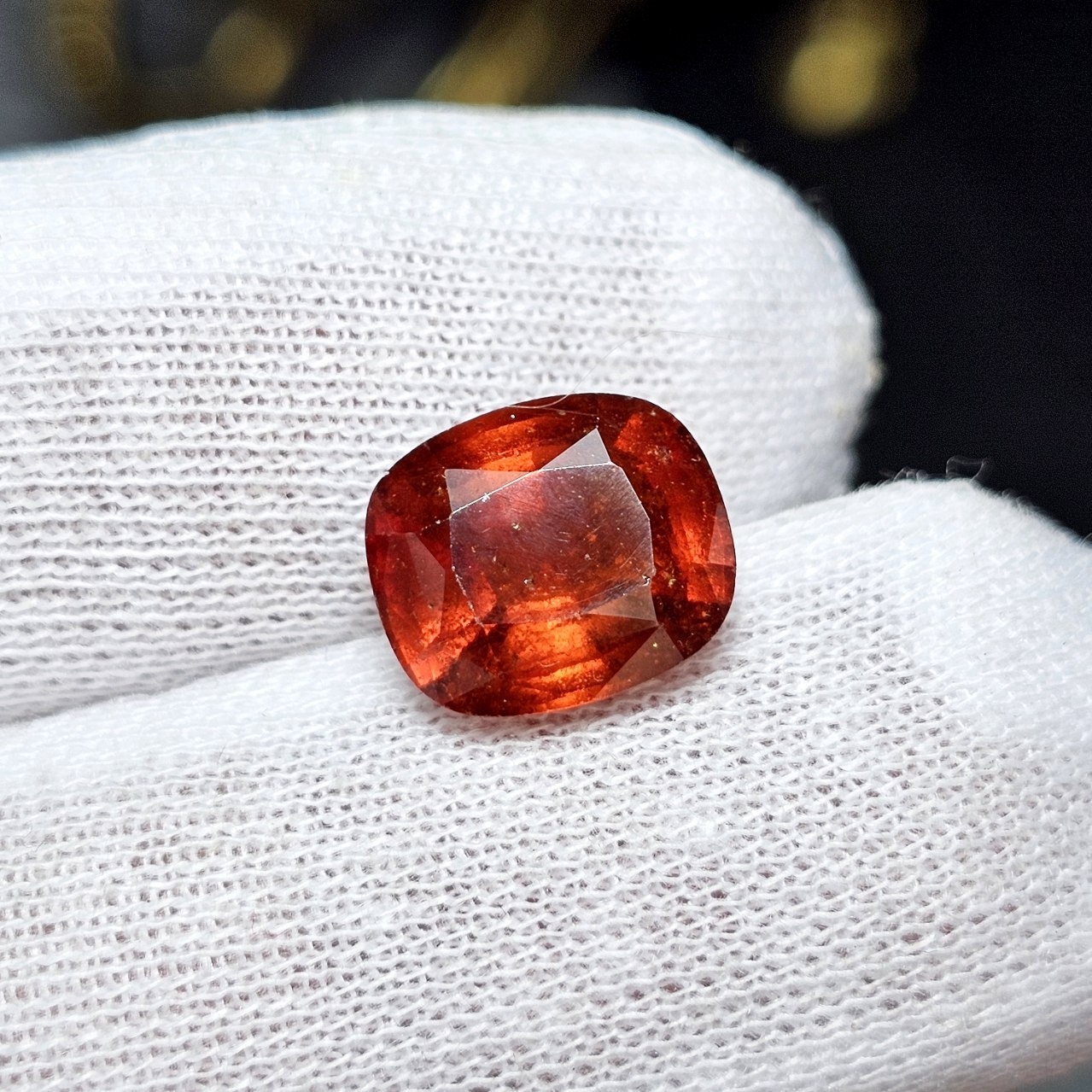 نگین سنگ طبیعی گارنت معدنی کد S3651