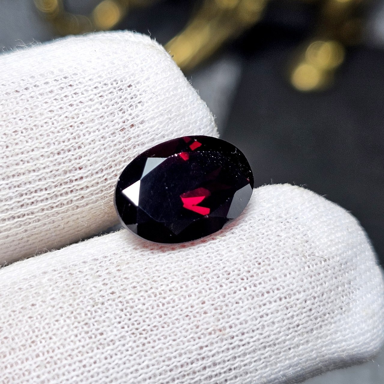 نگین سنگ گارنت رودولایت معدنی کد 36505