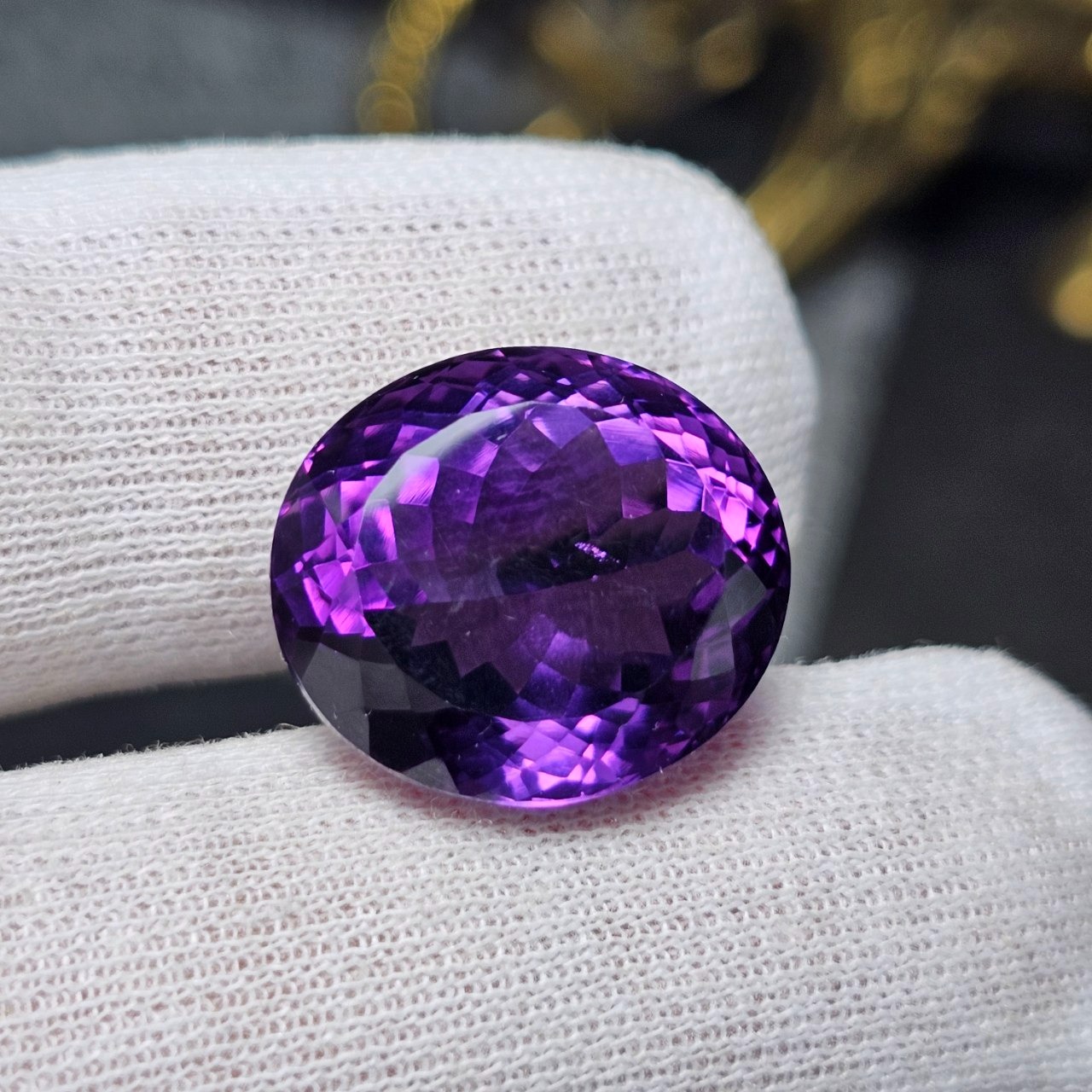 نگین درشت سنگ آمیتیست معدنی کد 36497