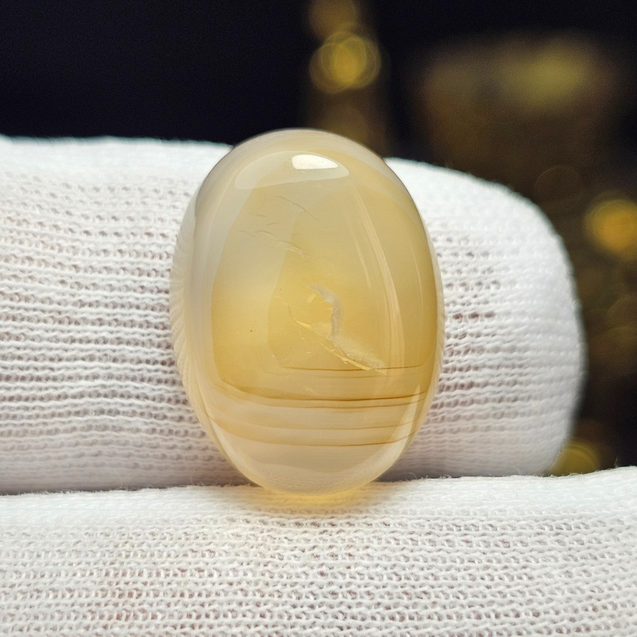 نگین سنگ طبیعی عقیق نباتی معدنی کد 36842