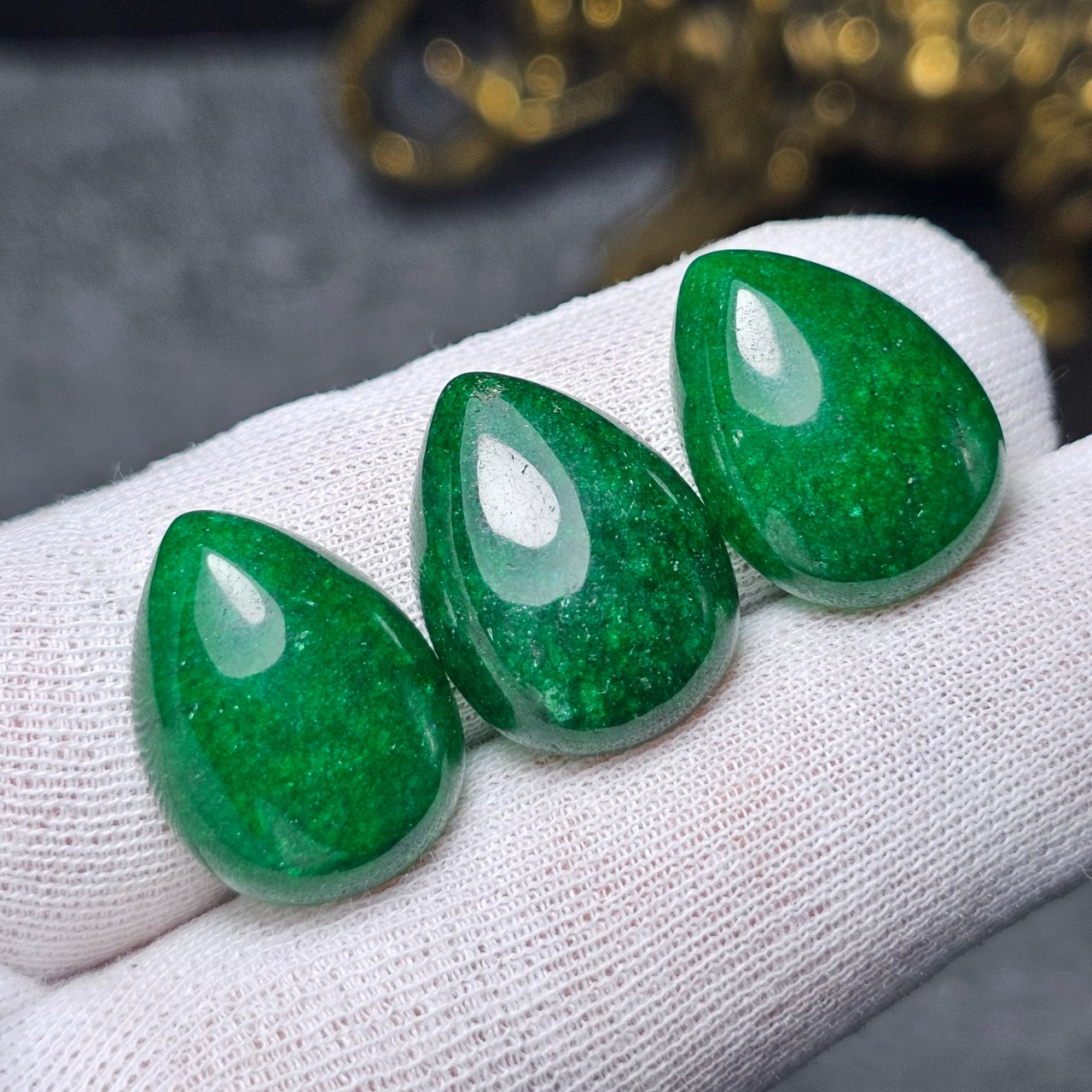 ست نگین های سنگ جید معدنی کد 36791