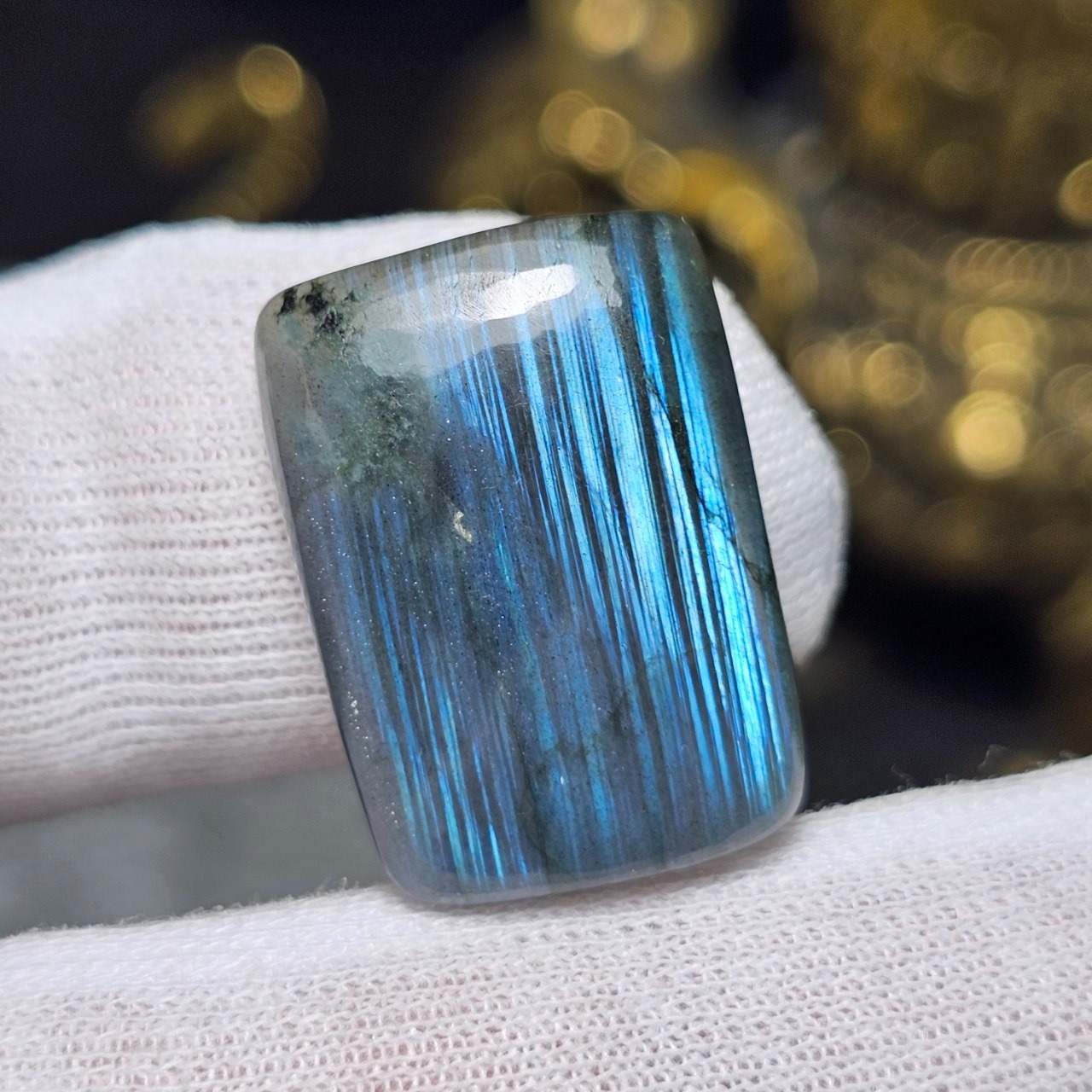 نگین سنگ طبیعی لابرادوریت معدنی کد 36764