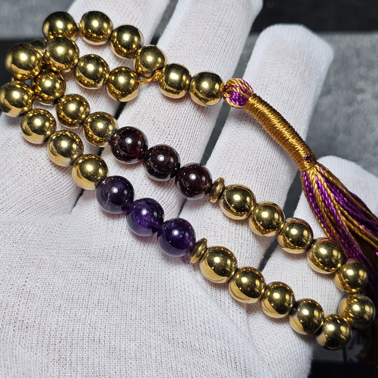 تسبیح 33 دانه سنگ ماه تولد (توضیحات) کد 37076