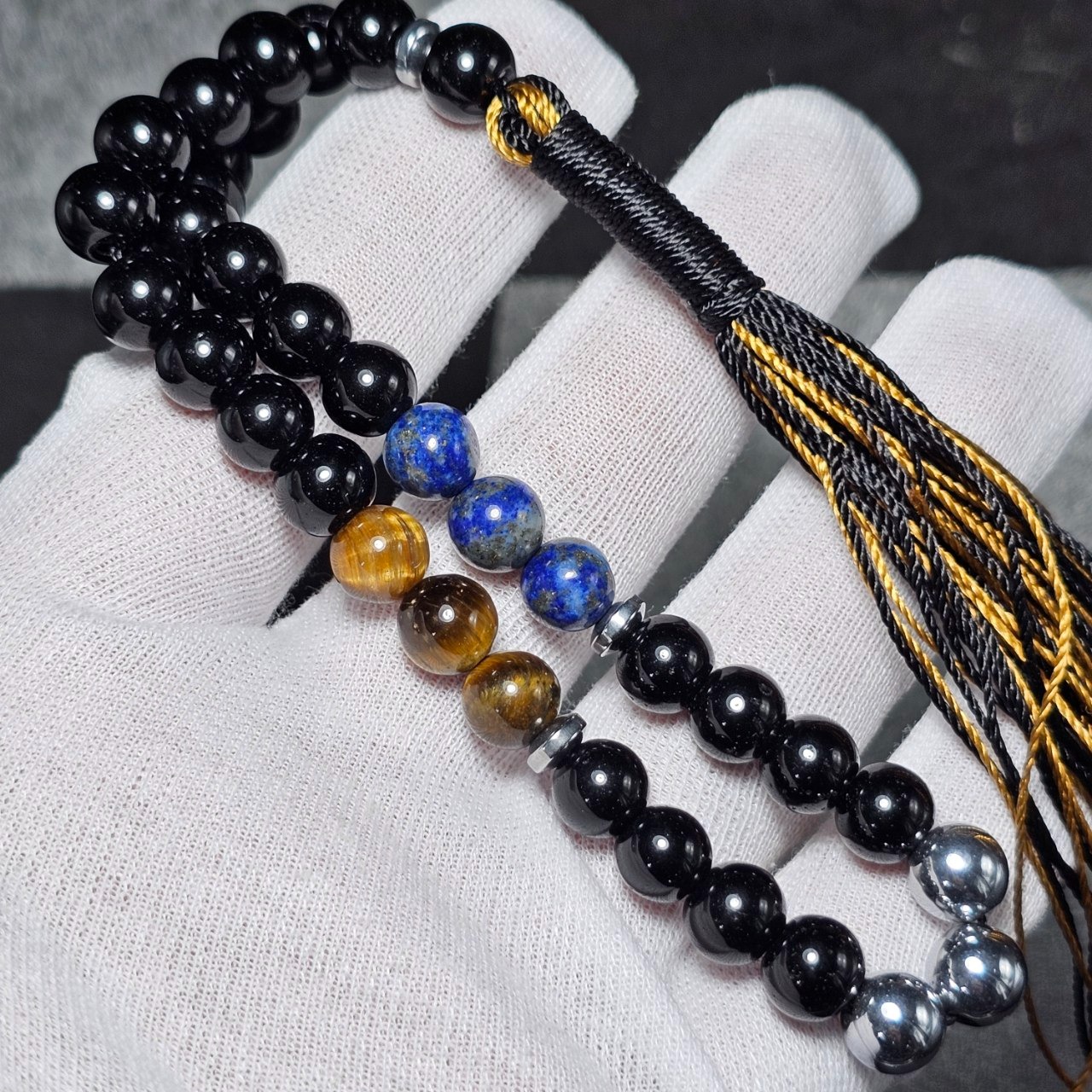 تسبیح 33 دانه سنگ ماه تولد ( توضیحات ) کد 37078