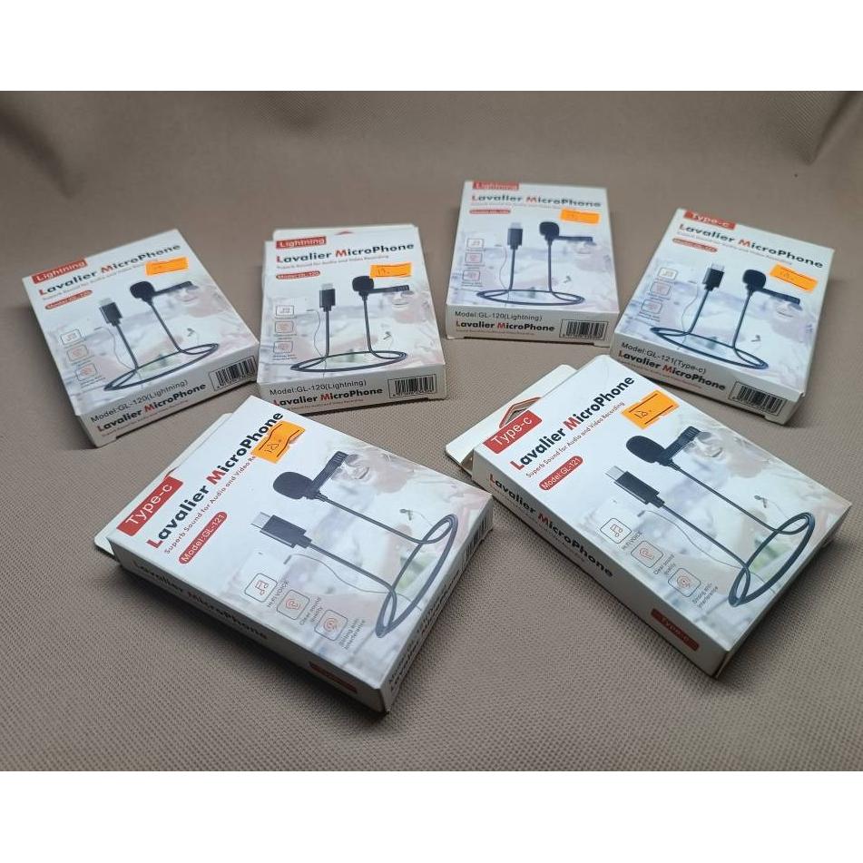 میکروفون سیمی Lavalier مدل GL-120( 5 عددی)
