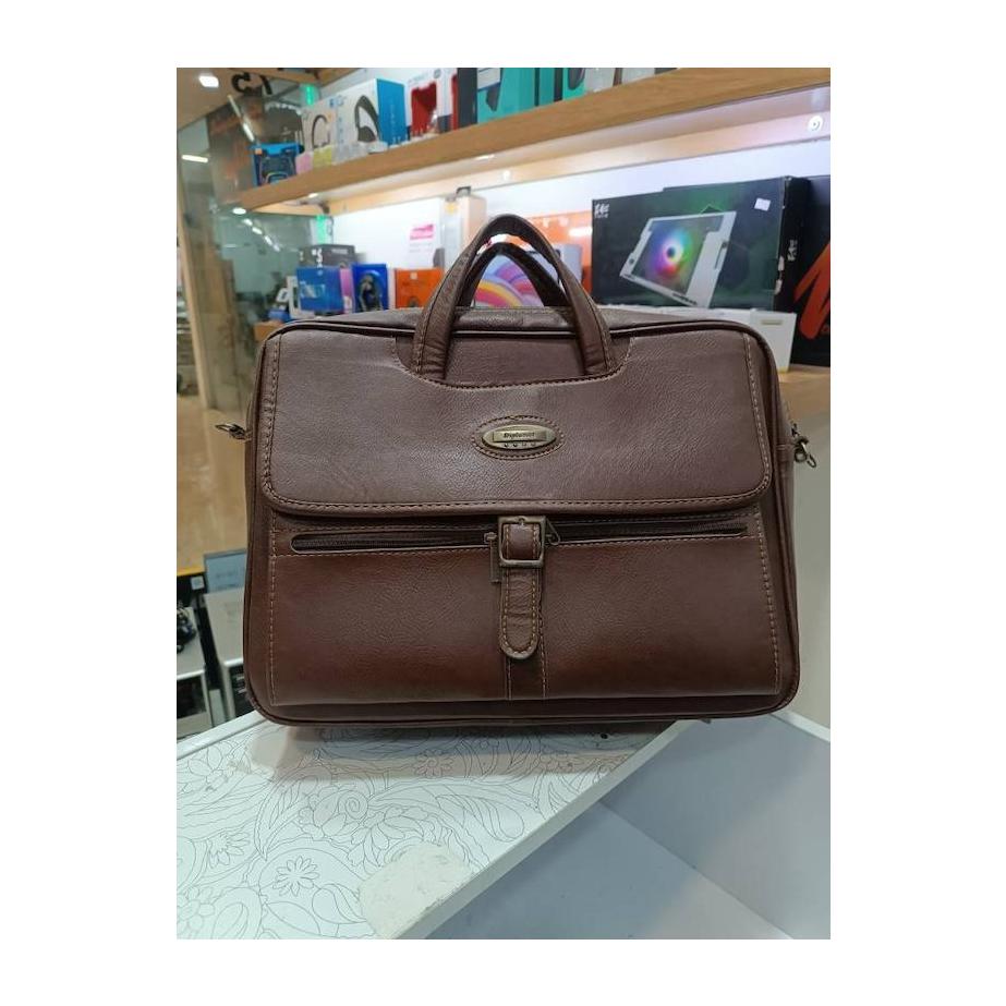 کیف لپ تاپ 15.6 اینچ چرمی دیپلمات