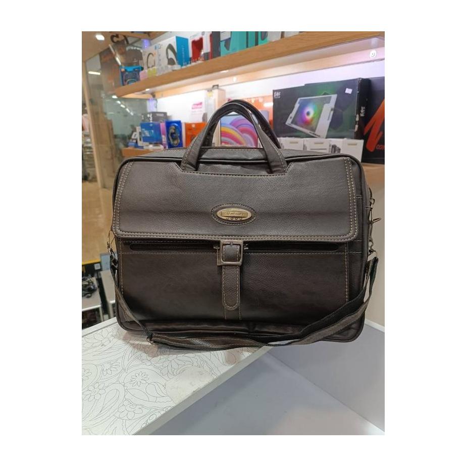 کیف لپ تاپ 15.6 اینچ چرمی دیپلمات