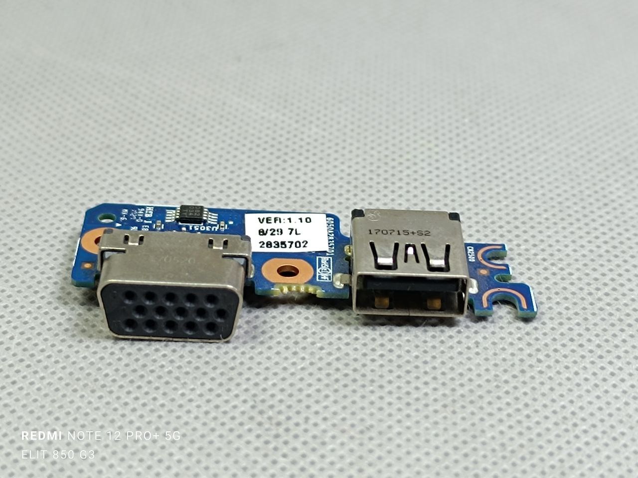 برد USB و VGA لپ تاپ HP EliteBook 850 G3