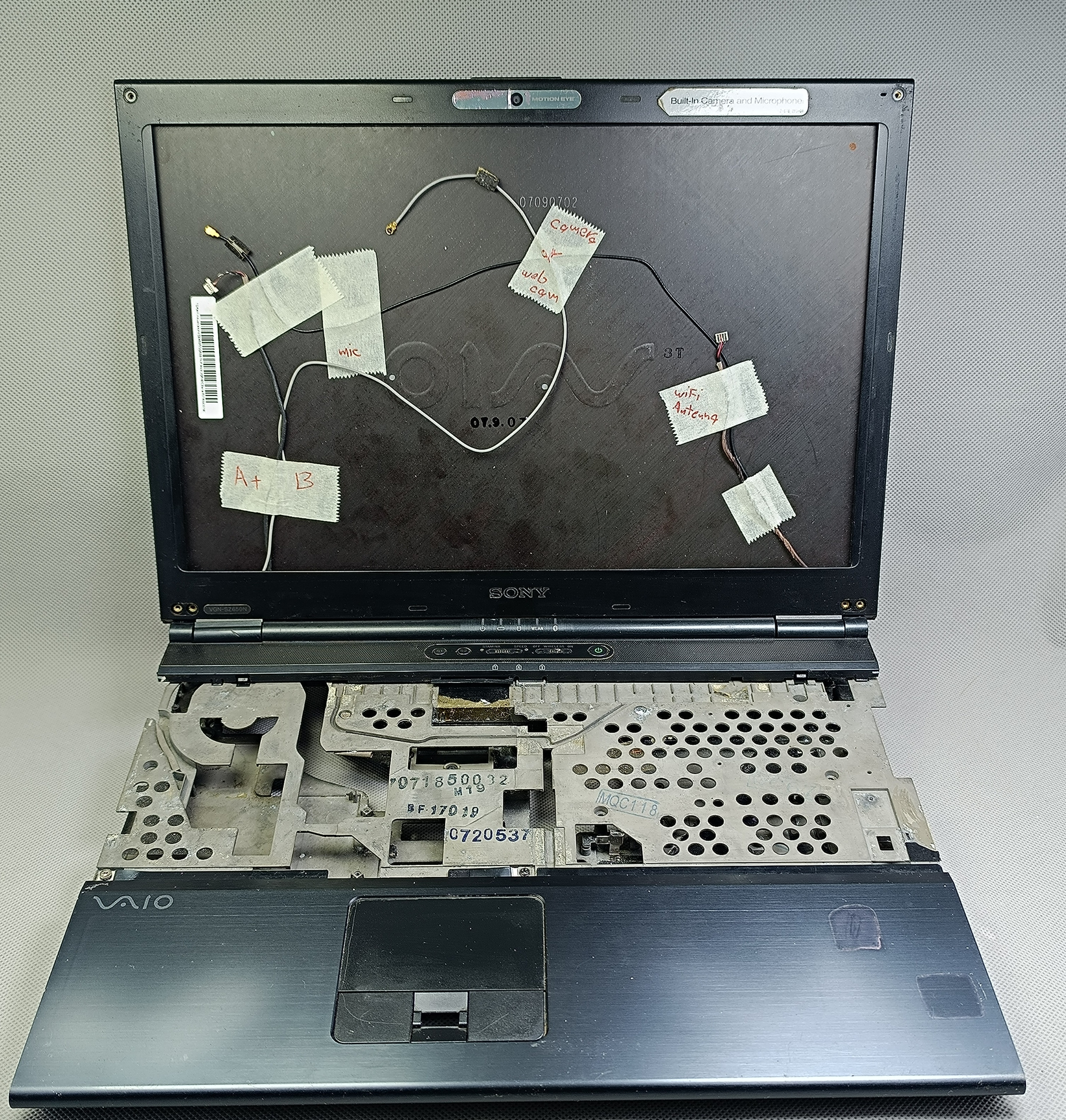 قاب کامل لپ تاپ Sony Vaio SZ-650N