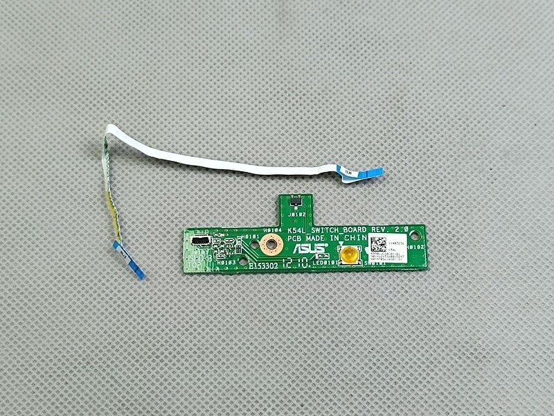 برد سوییچ پاور همراه کابل فلت لپ تاپ ASUS مدل X54H