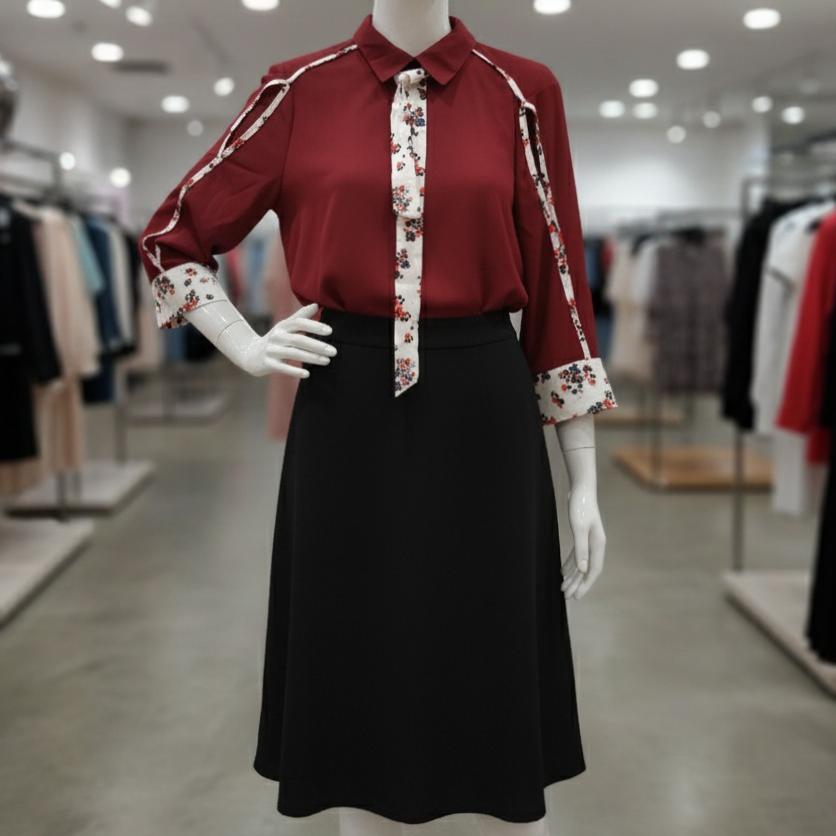 شومیز کراوات دار دخترانه، زنانه