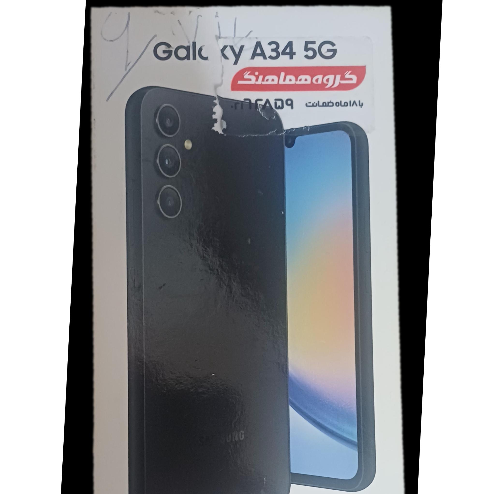 گلکسی a34 5g 128gb 6gb ram ویتنام