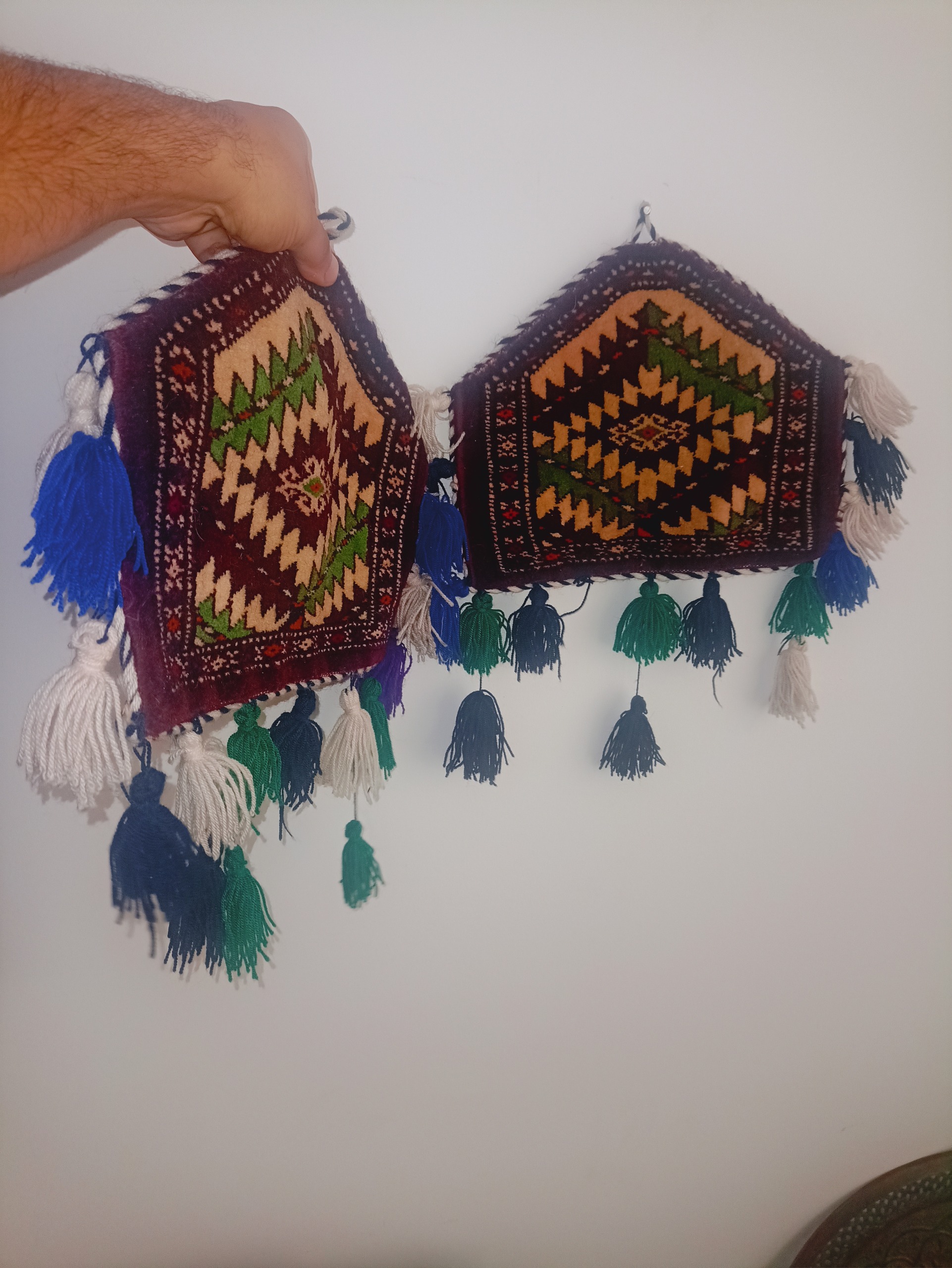 نگاره دستباف تورکمنی/تابلو فرش سنتی