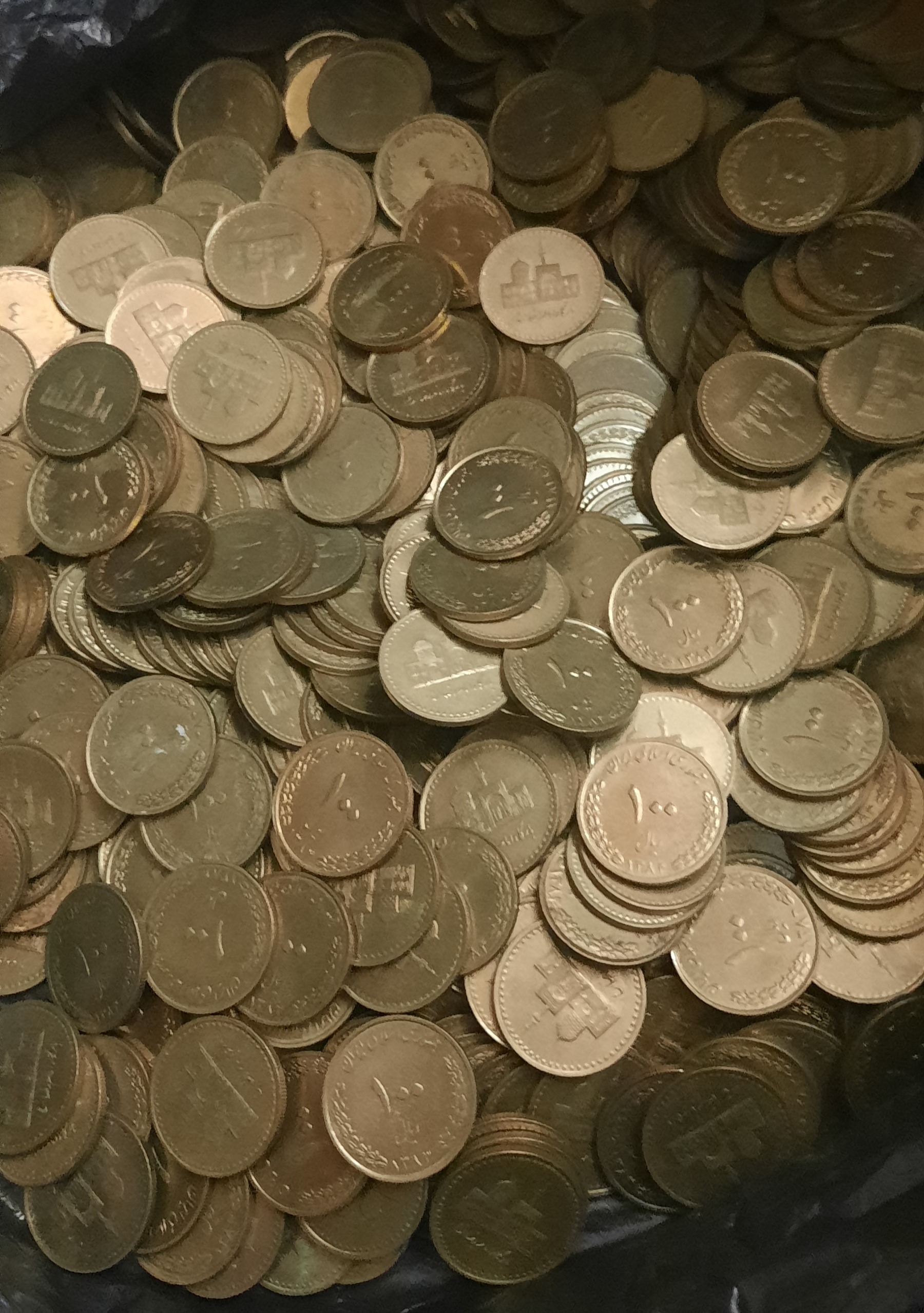 5 کیلو سکه 100 ریالی برنز بارگاه امام رضا