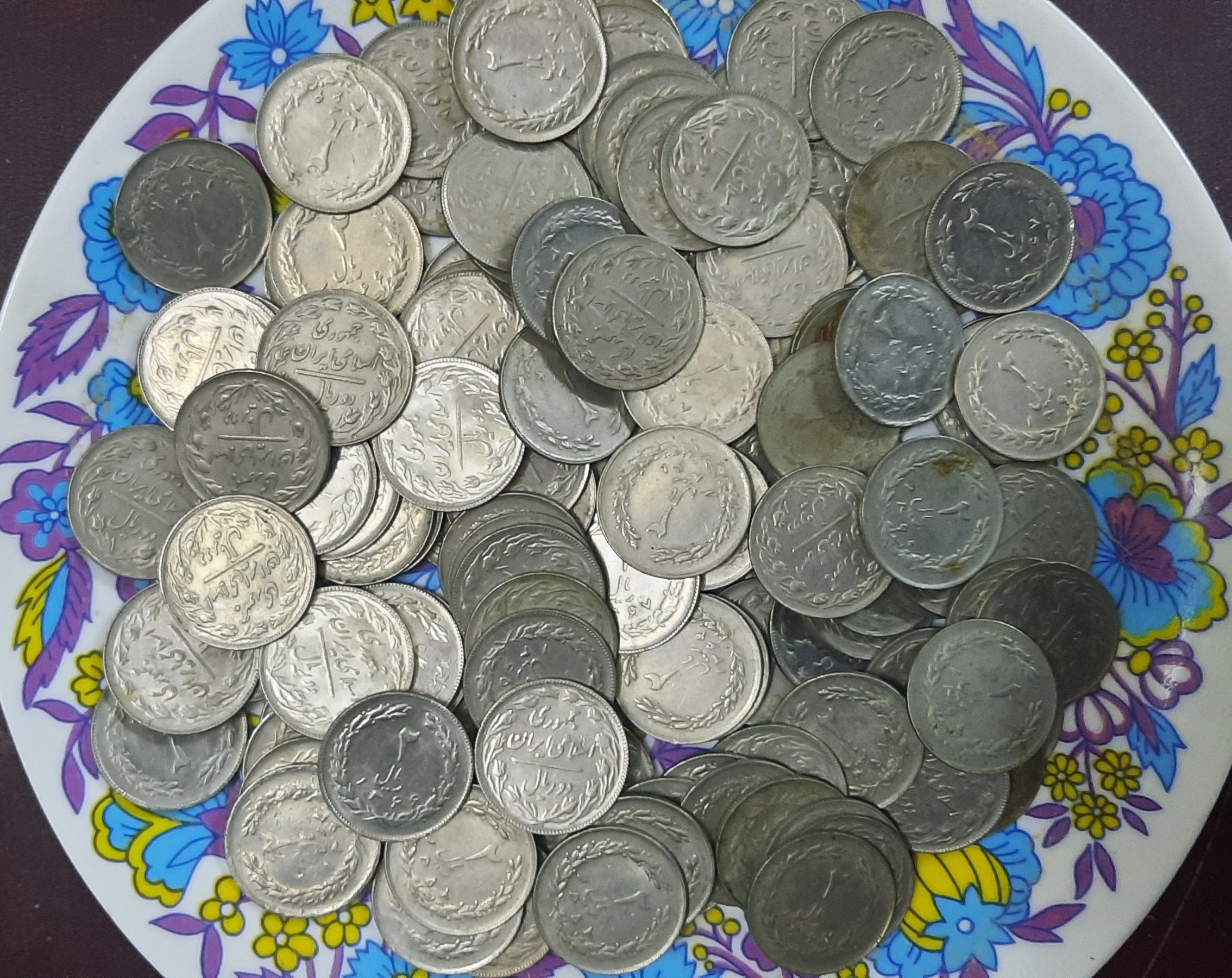 سکه 2 ریالی جمهوری وزن 350 گرم