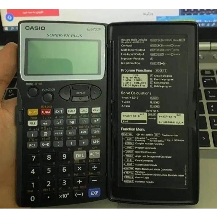 ماشین حساب کاسیو 5800 اصلی