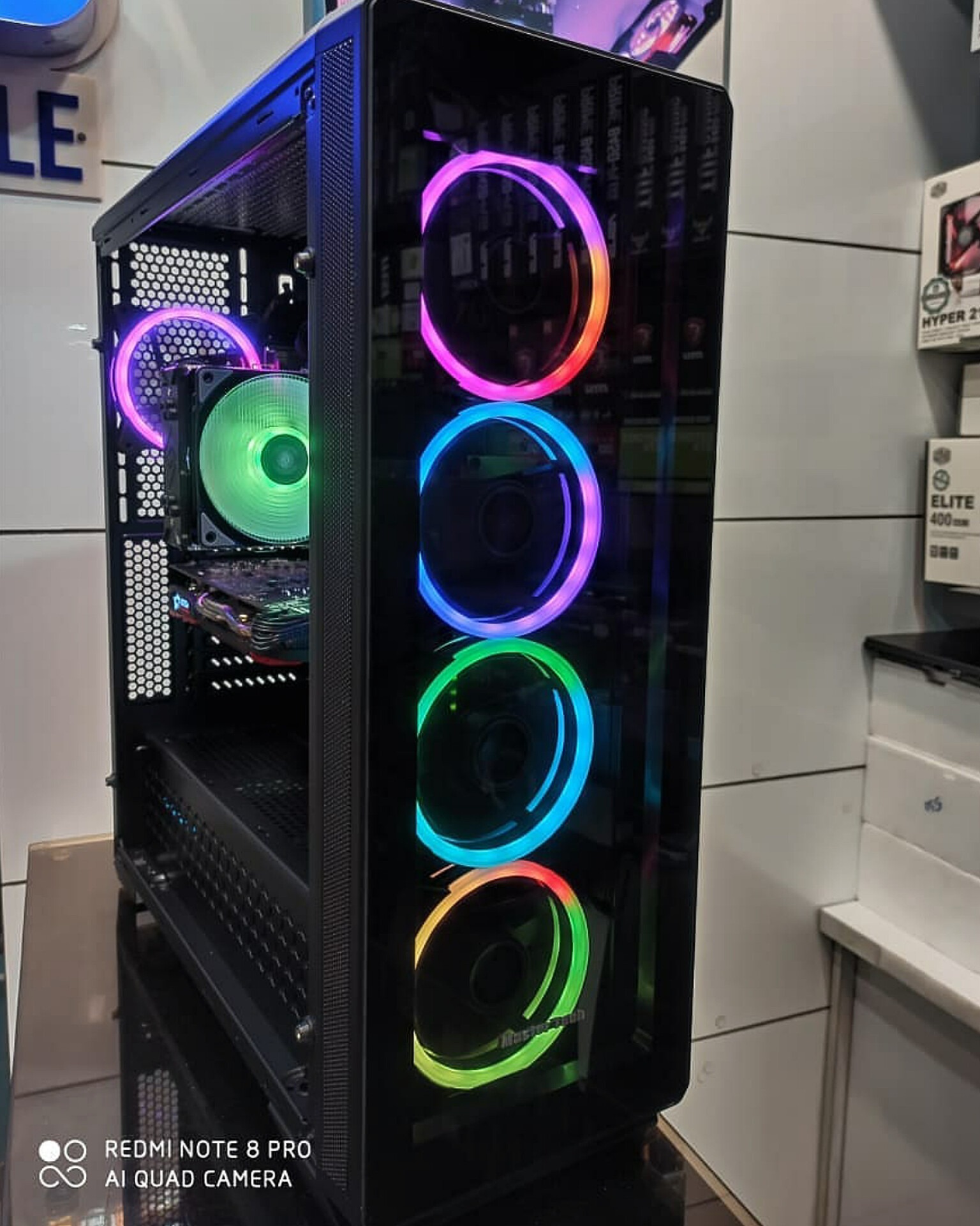 5 تا فن RGB هاب فن ریموت کنترل از راه دور