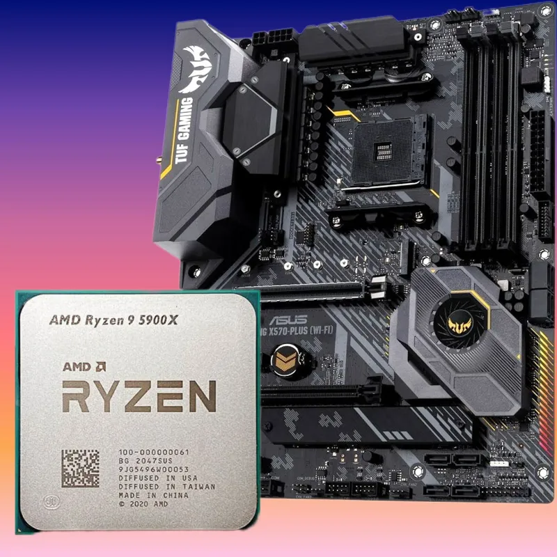باندل حرفه ای Ryzen 5900x و Asus gaming X570 WiFi