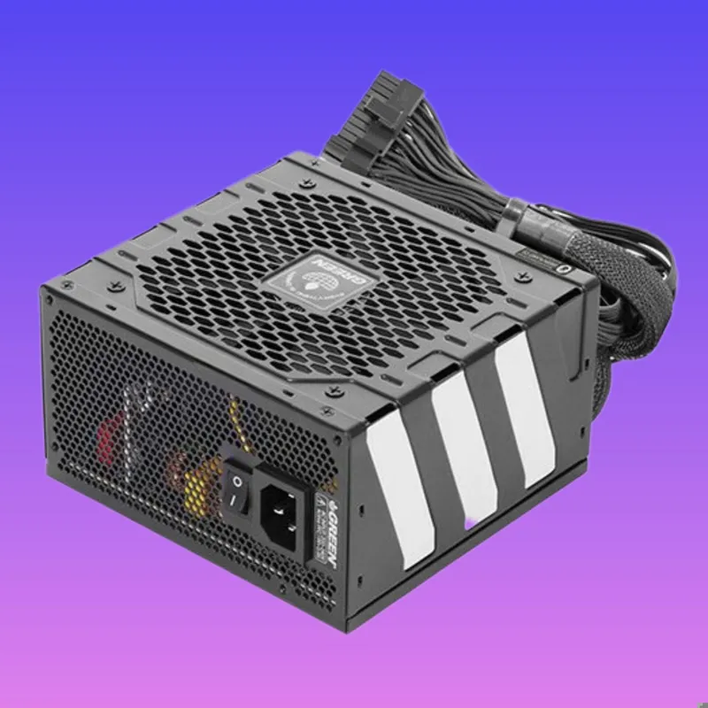 منبع تغذیه کامپیوتر گرین مدل GP800A-GED 80 Plus