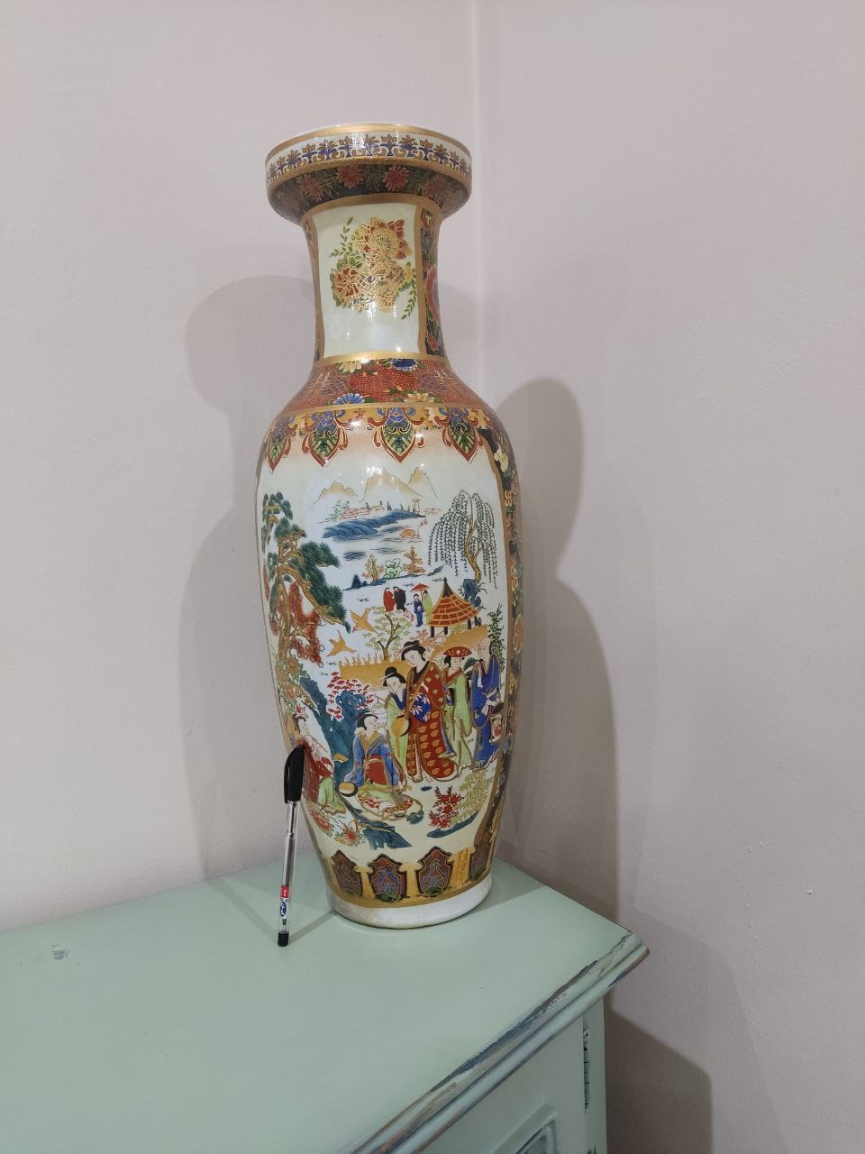 گلدان گل مرغی قدیمی