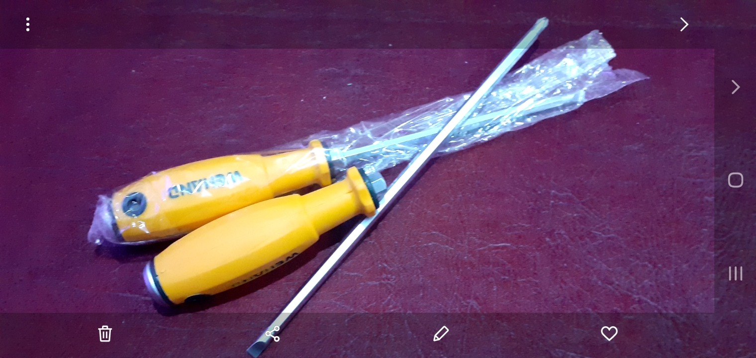 پیچ گوشتی دوسر سایز بزرگ کیفیت فوق العاده