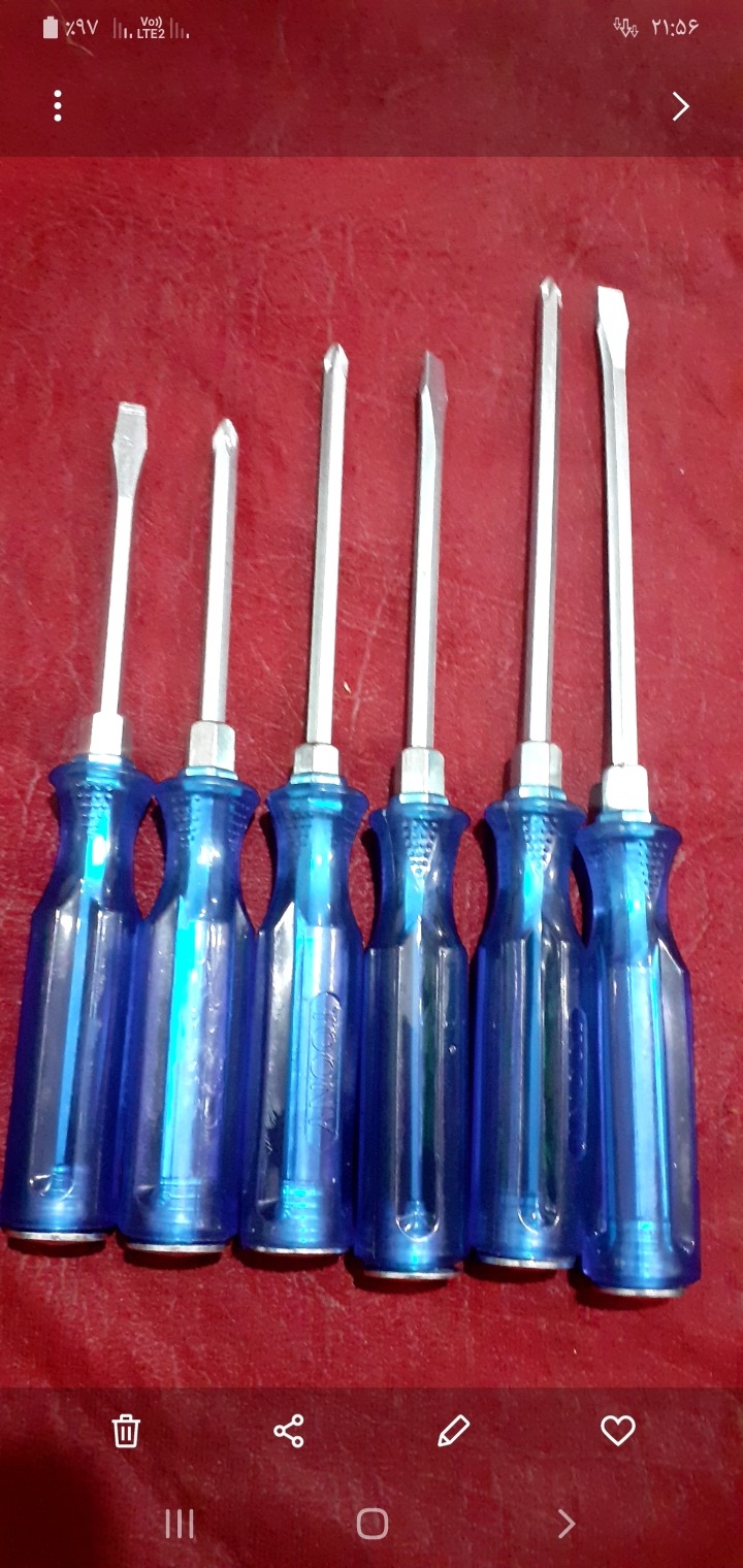 ست شش عددی پیچ گوشتی