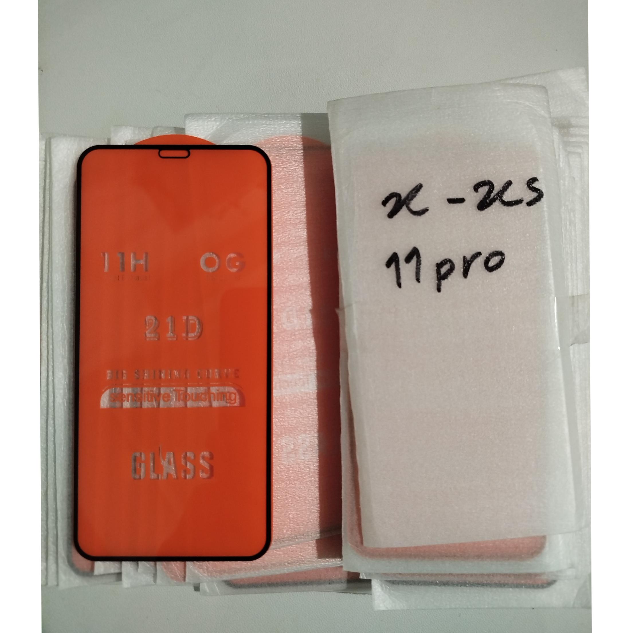 پک گلس فول چسب 27 عددی آیفون x.xs.11pro