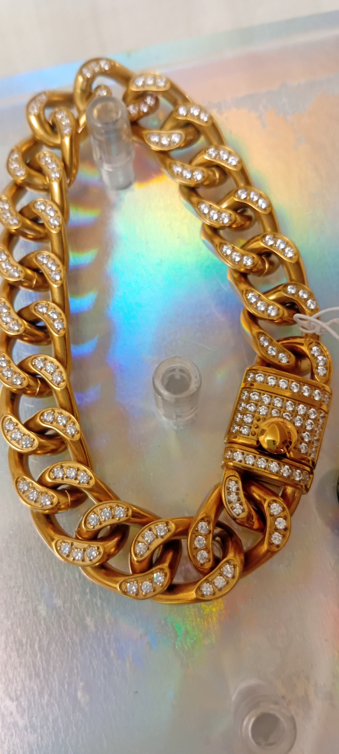 دستبند زیبا با 144 سنگ زیبا(توضیحات)