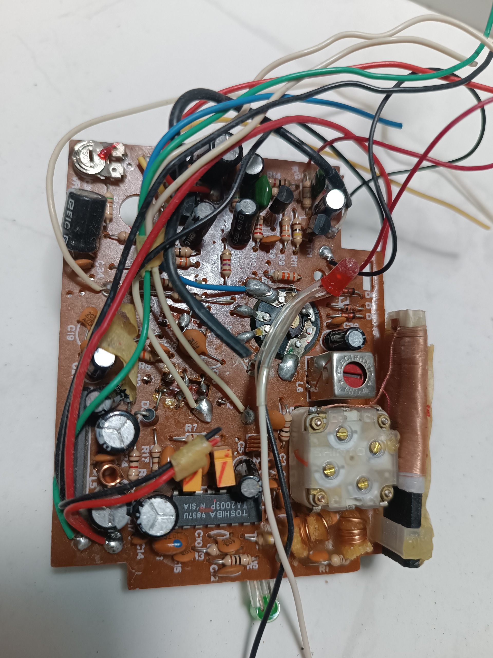 برد رادیو توشیبا دو موج