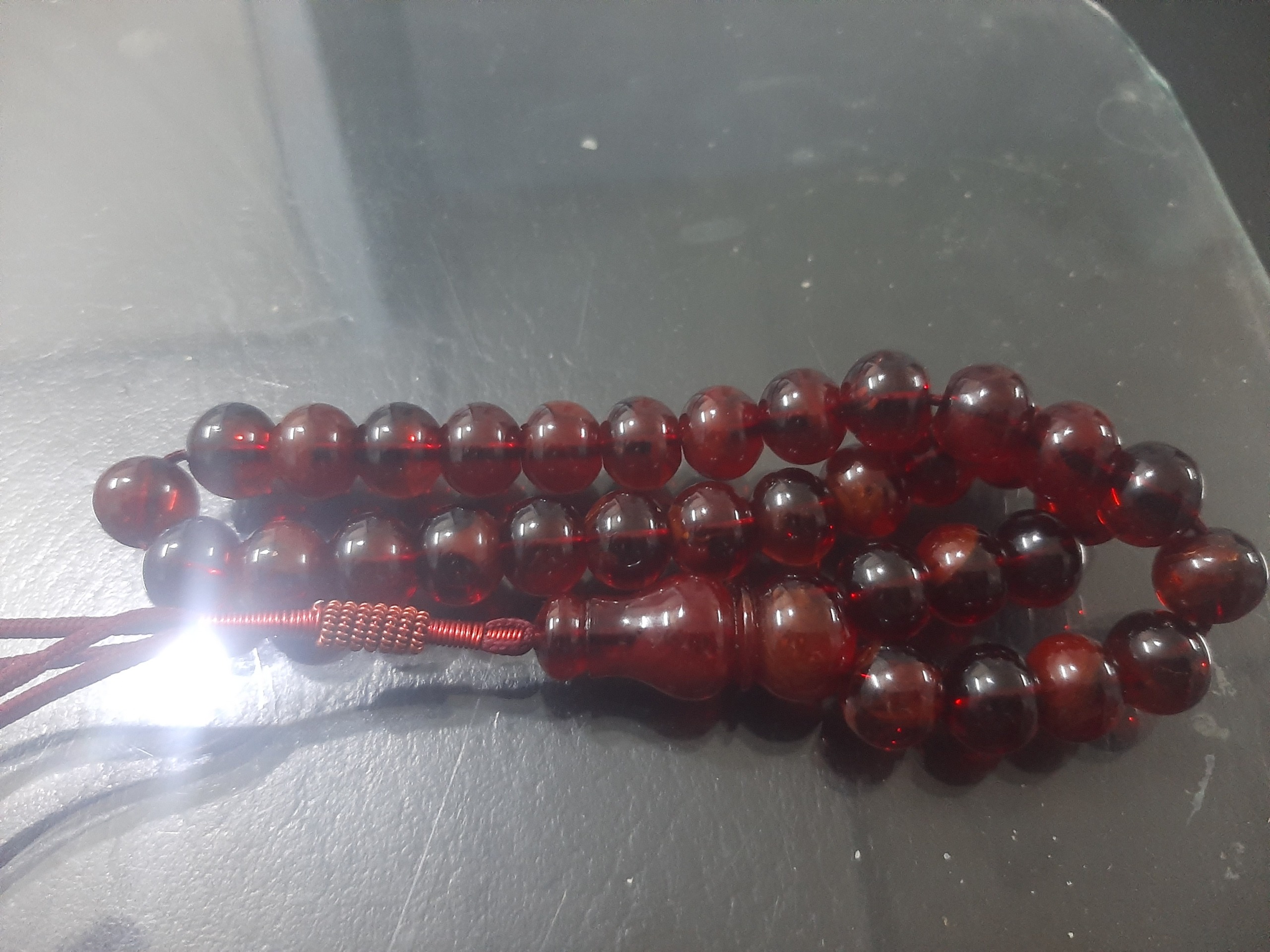 تسبیح کهربای قدمت دار