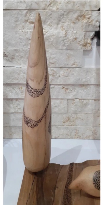 مجسمه طرح درخت و سرو