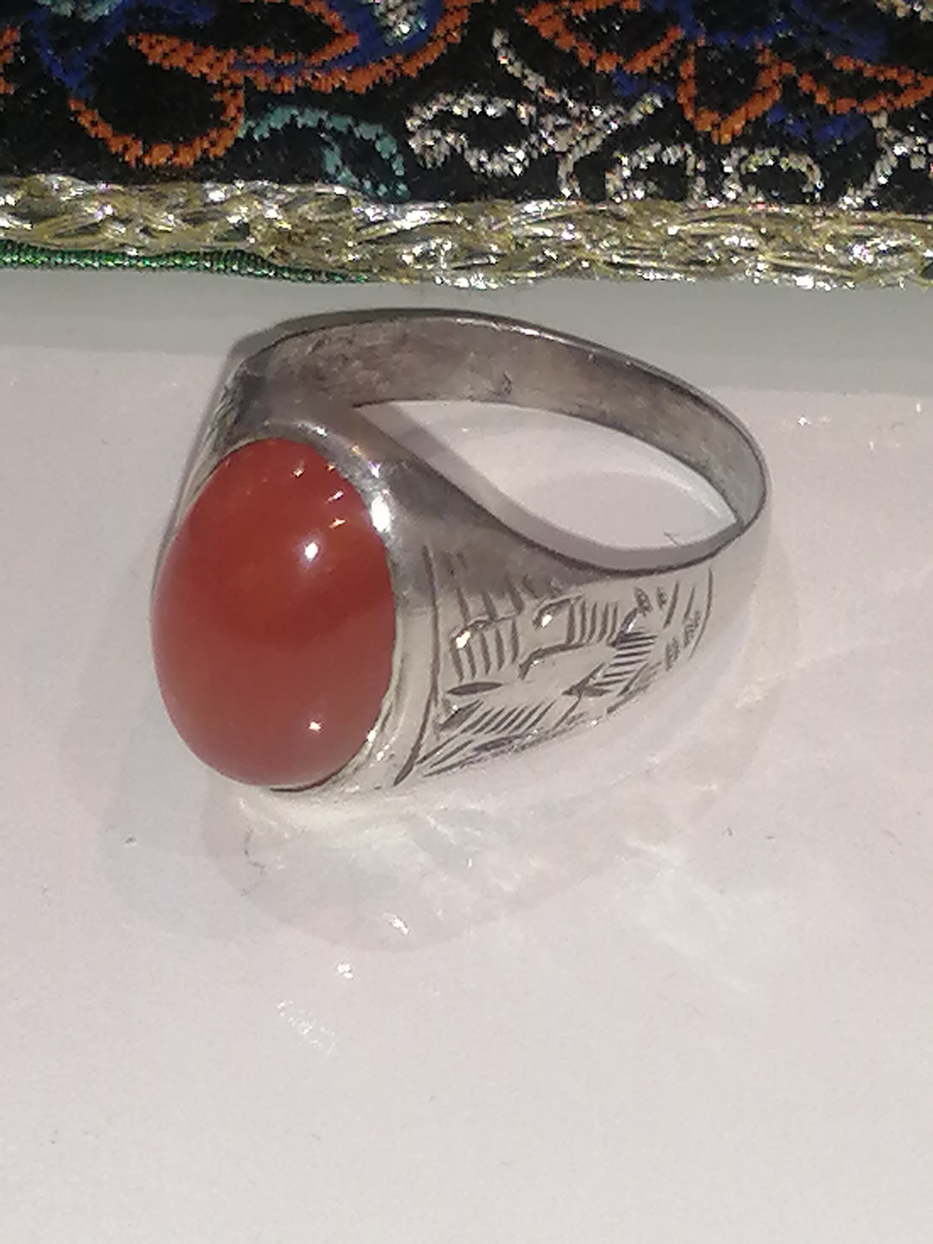 انگشتر نقره کهنه