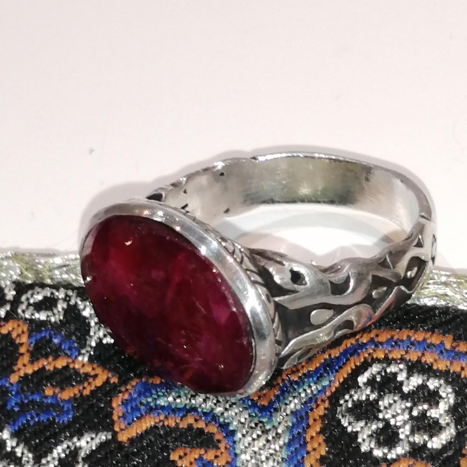 انگشتر نقره رکاب صفوی