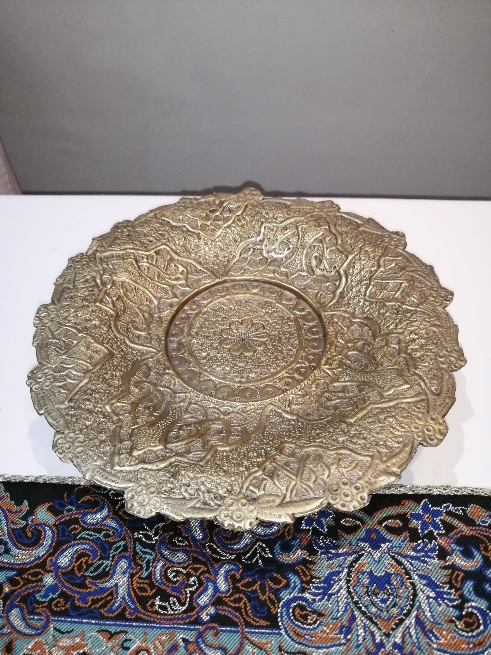 ظرف شیرینی برنجی