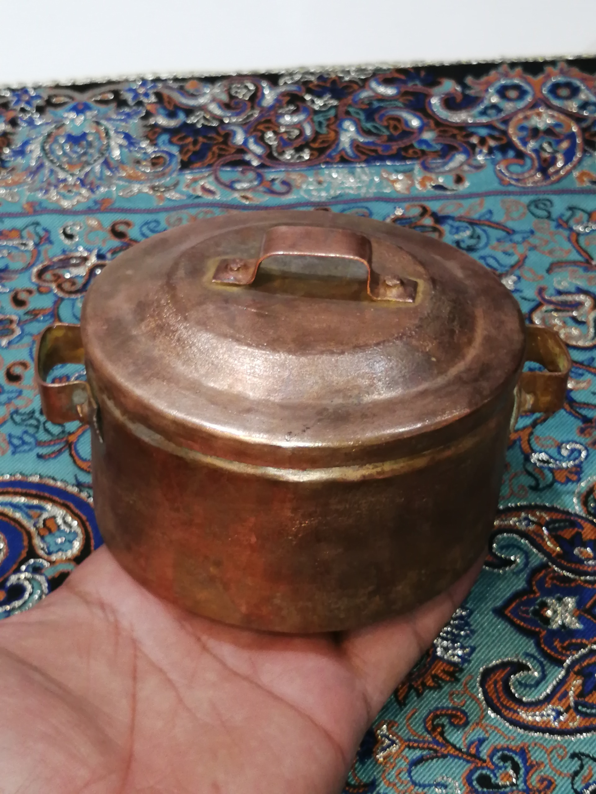 دیگ مسی کوچک