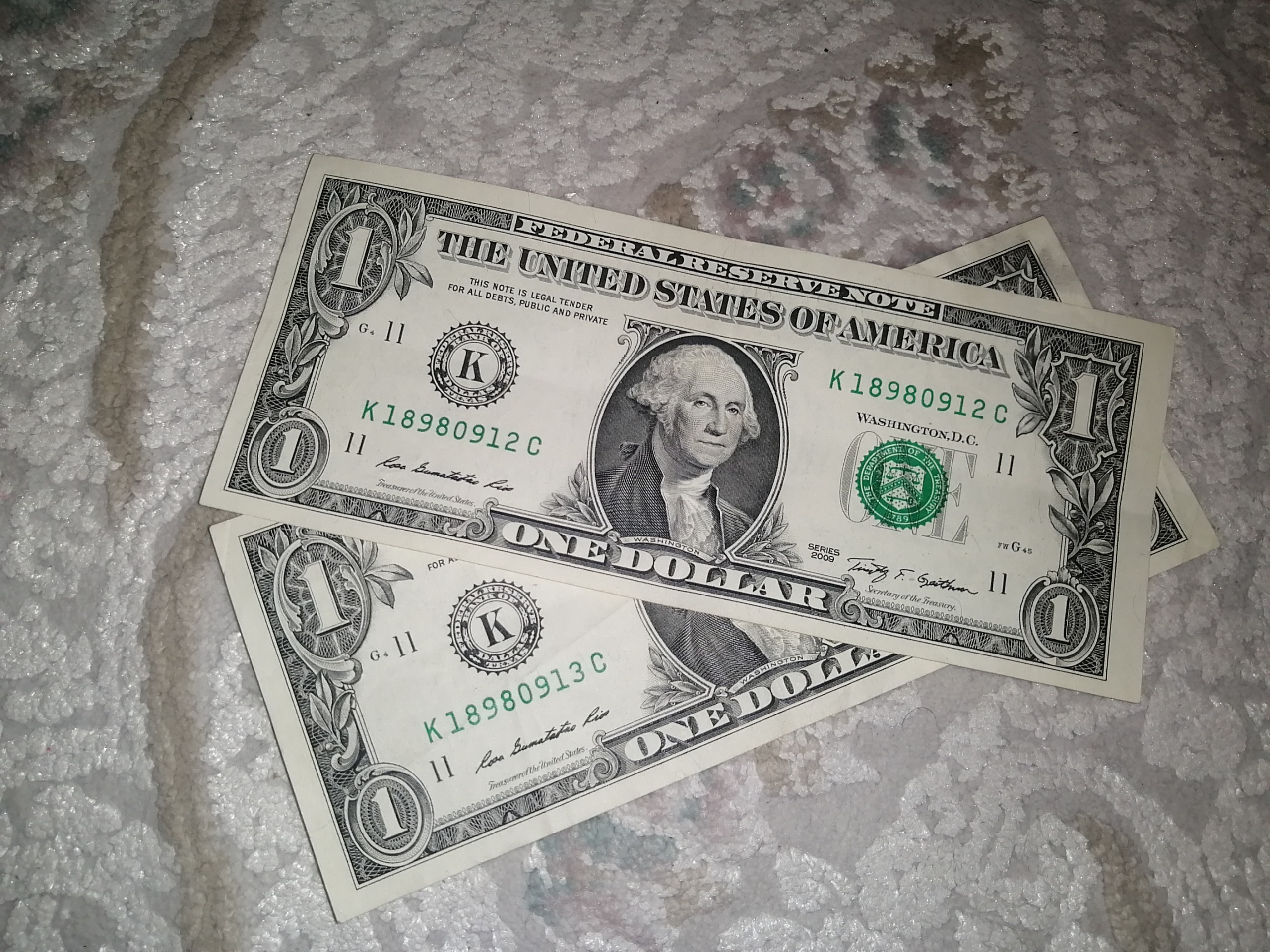 یک جفت 1 دلاری 2009