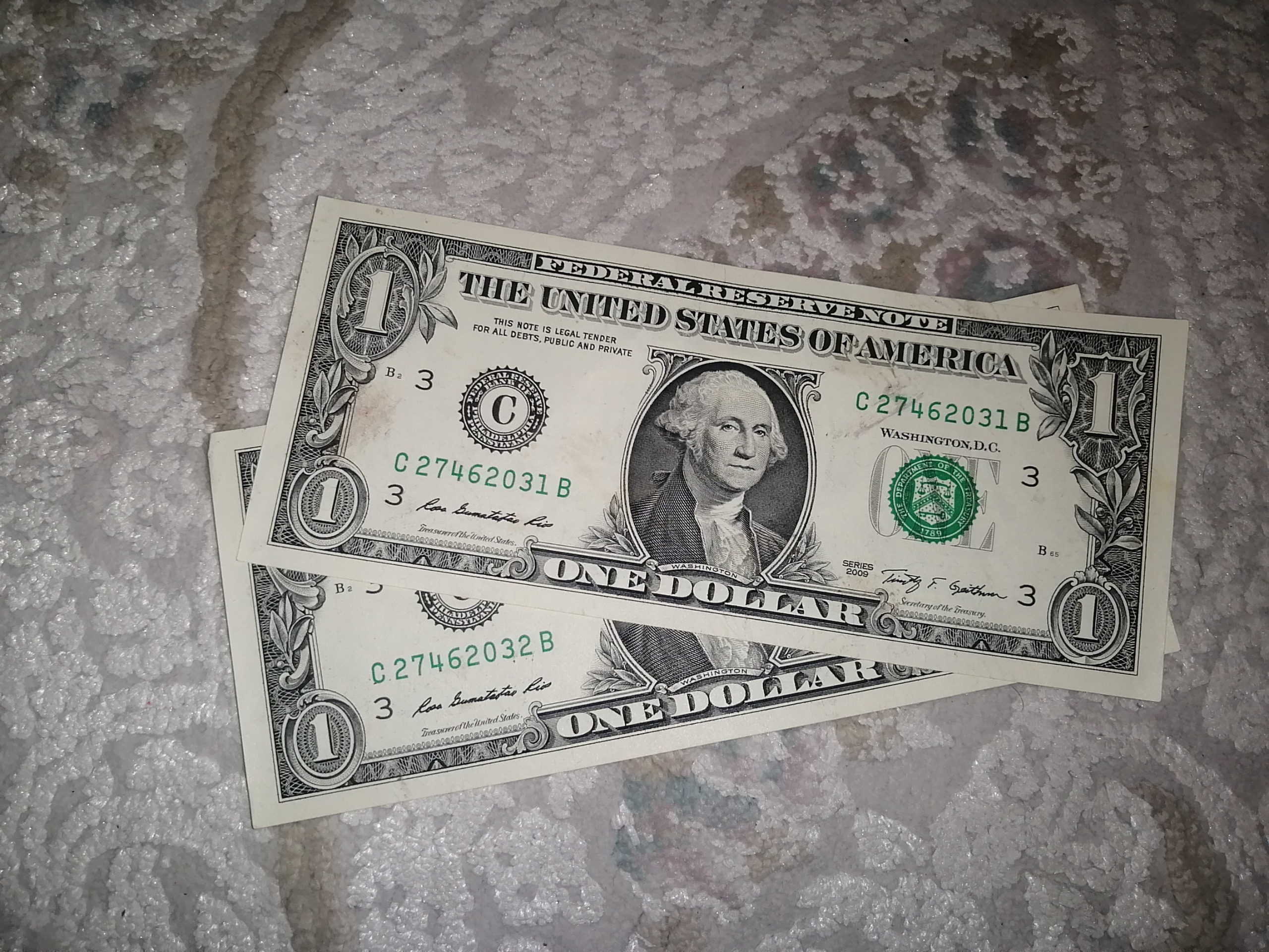 یک جفت 1دلاری 2009